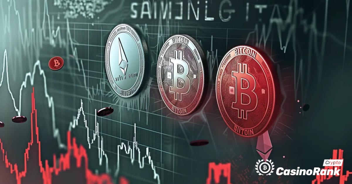 Caída del mercado de criptomonedas: Caen los precios de Bitcoin, Ethereum y XRP
