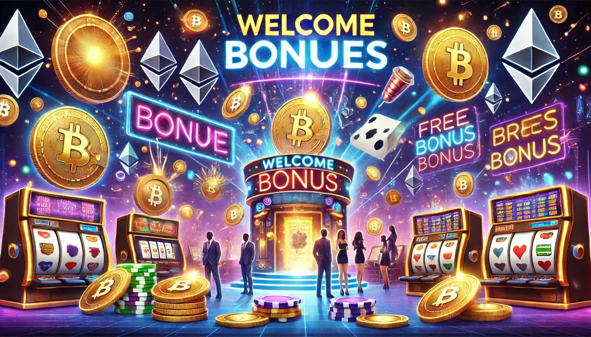 Best Crypto Casinos to get a free Welcome Bonus